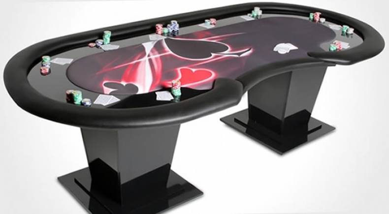 Mesa de Poker Profissional Tamanho Oficial de Cassinos - Pro1